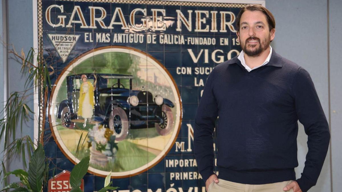 El vigués Antón Vieito, socio fundador de AV Law, en la sede de FARO.