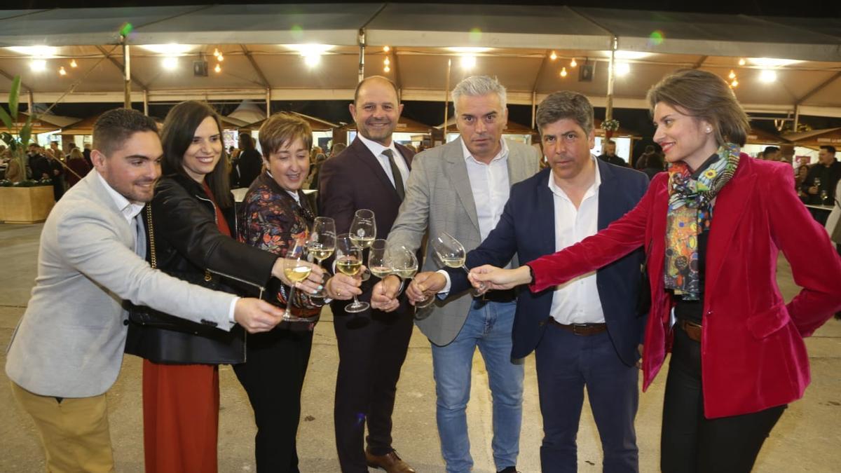 Inauguración de la novena Feria del Vino de Tinaja de Montalbán.