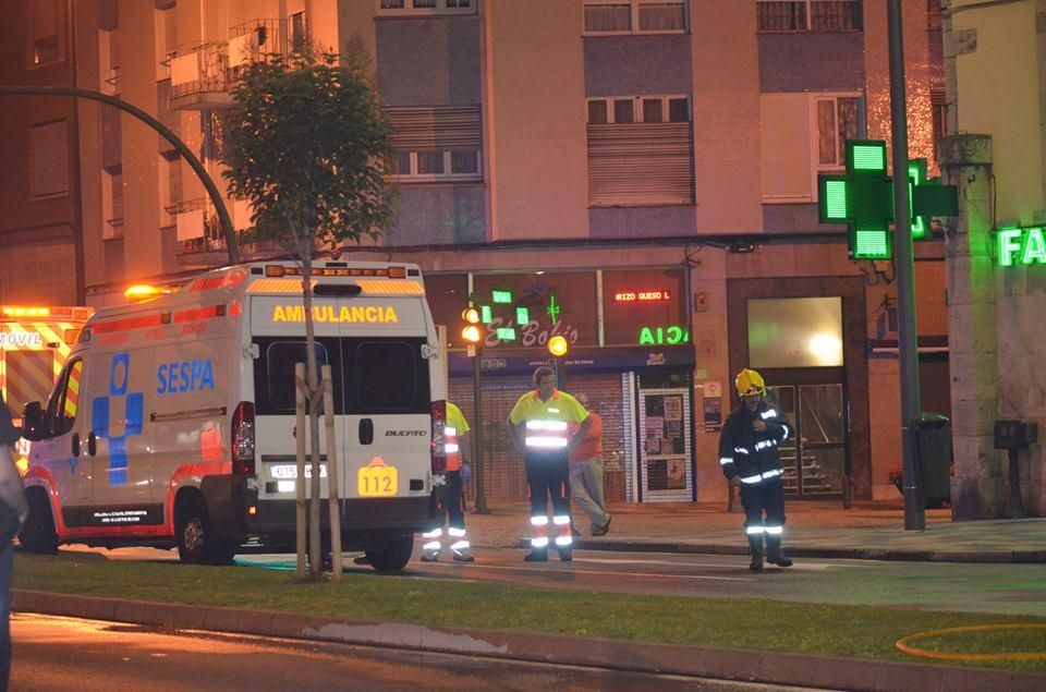 Incendio en la calle Cervantes