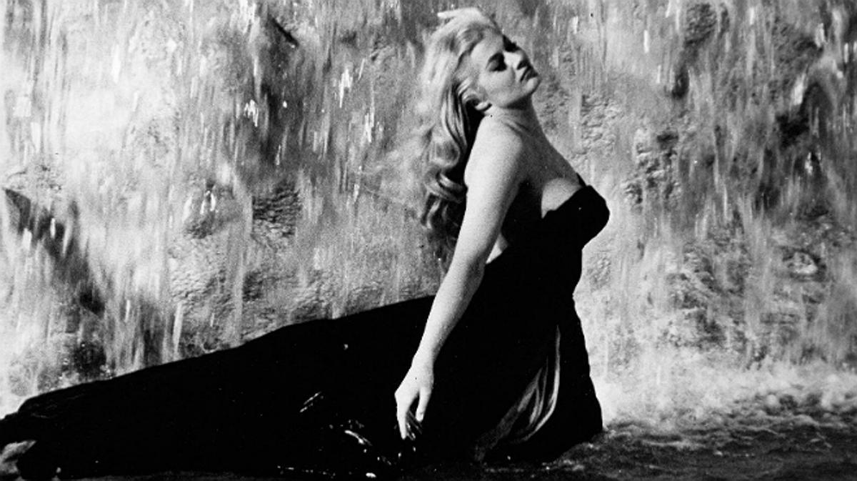 Anita Ekberg en la escena de la Fontana di Trevi de la película ’La Dolce Vita’.
