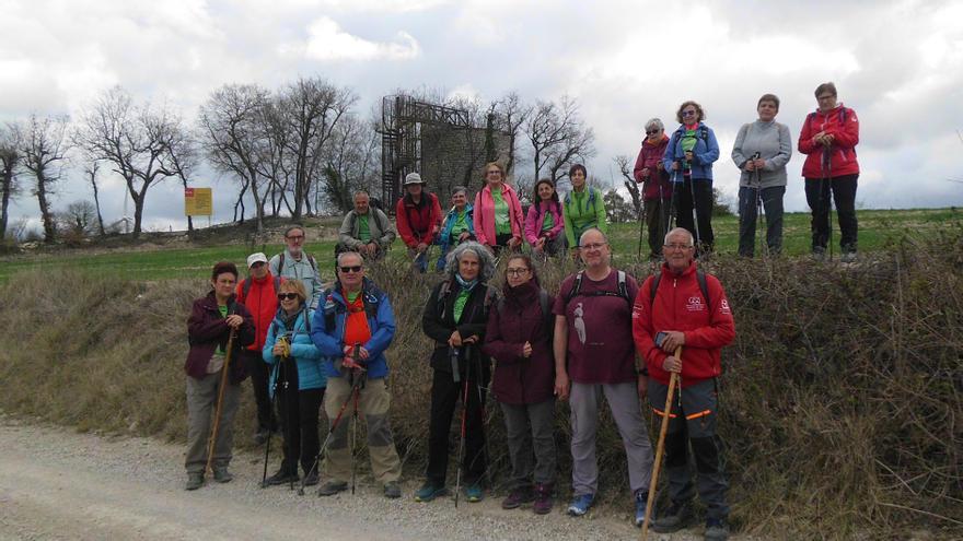 La Colla Excursionista de Vilanova del Camí recorre l’entorn de Porquerisses