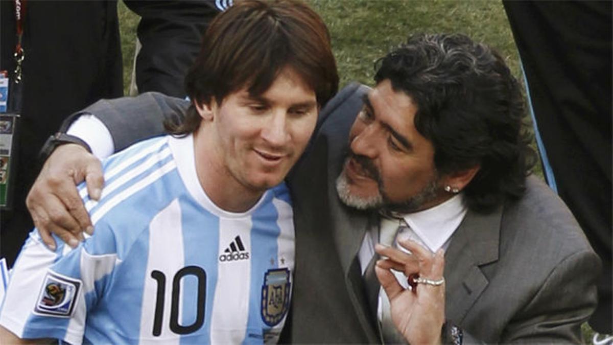 Maradona: &quot;Messi no necesita ganar un Mundial&quot;
