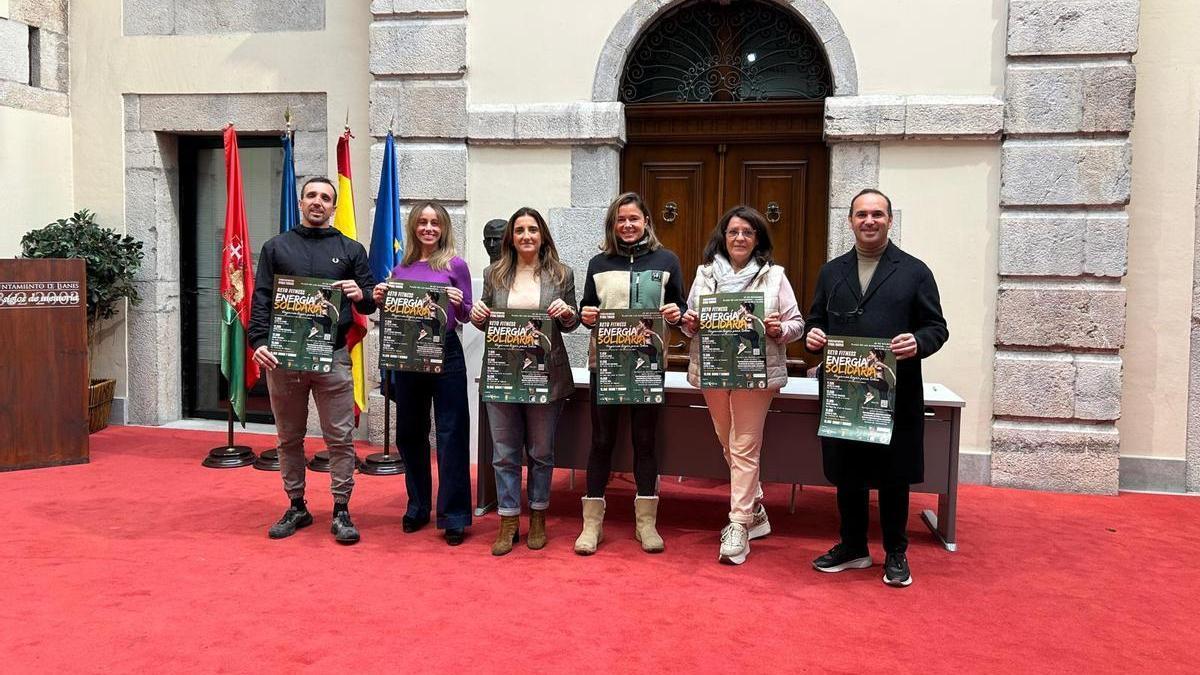 Presentación del primer gran reto fitness con "Energía Solidaria" en Llanes.