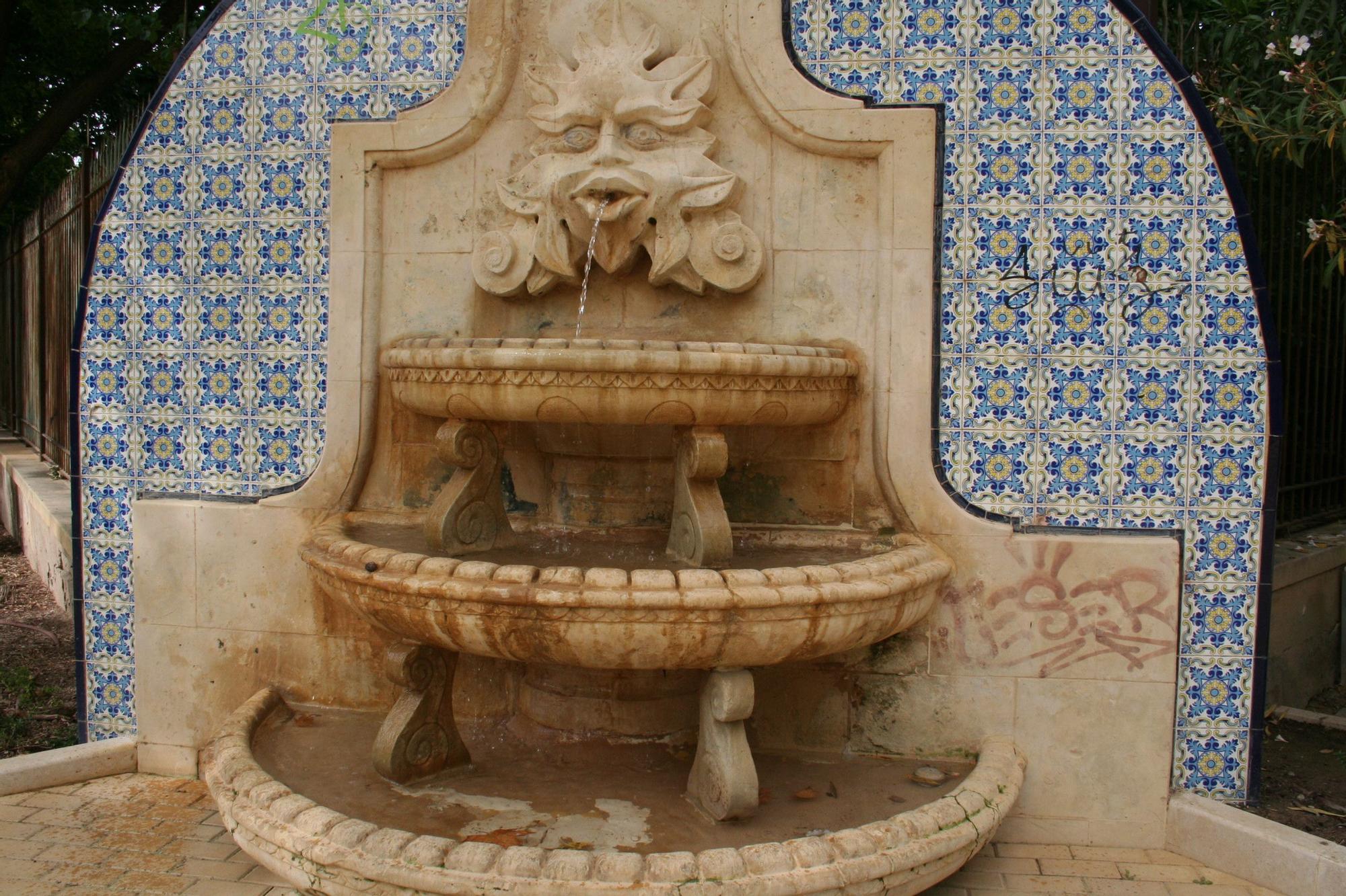 Actos vandálicos en la Alamedas, Lorca