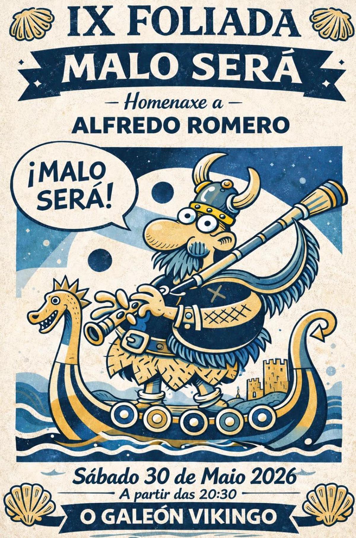 El cartel de la «foliada».
