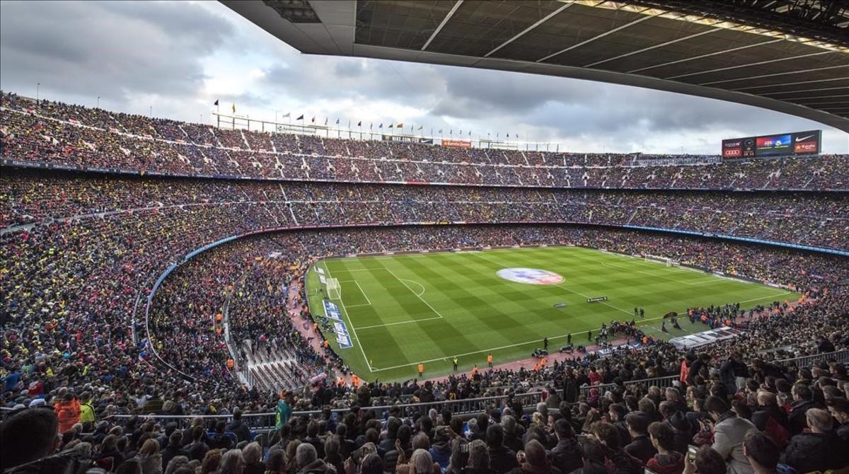 El Camp Nou.