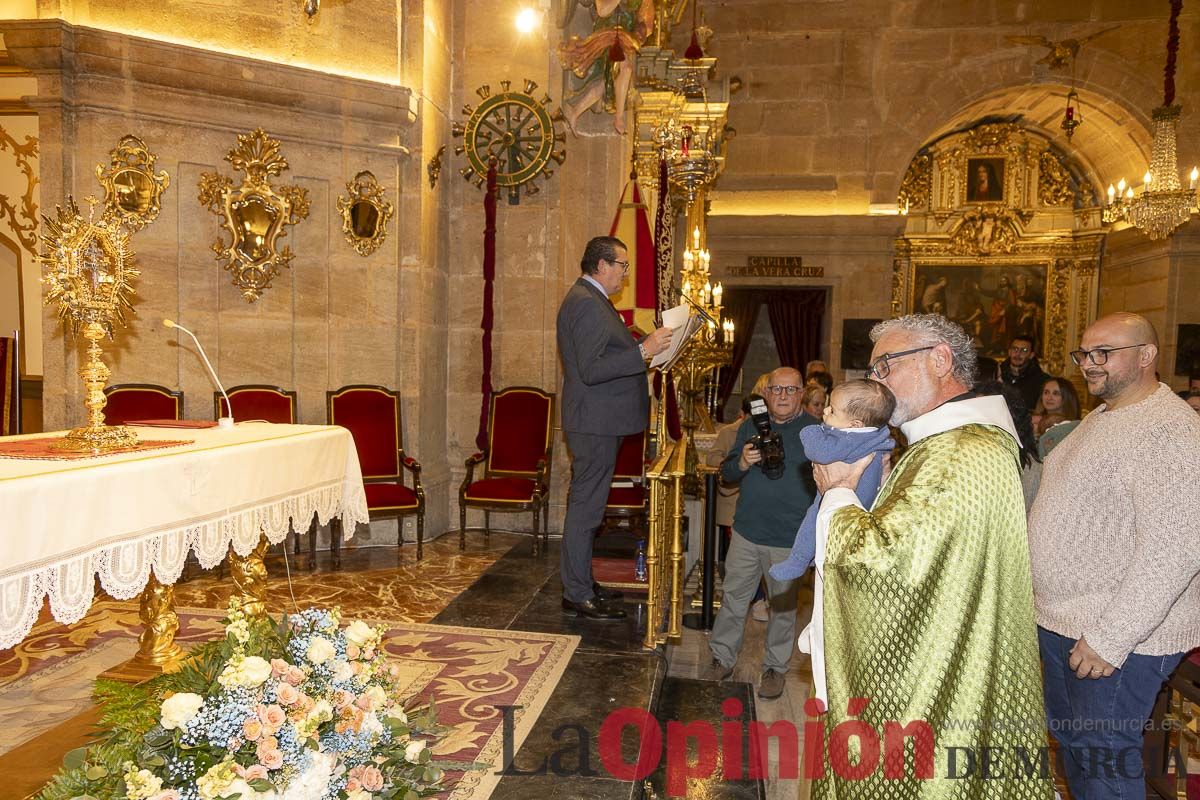 Presentación a la Vera Cruz de Caravaca de los niños nacidos en 2023