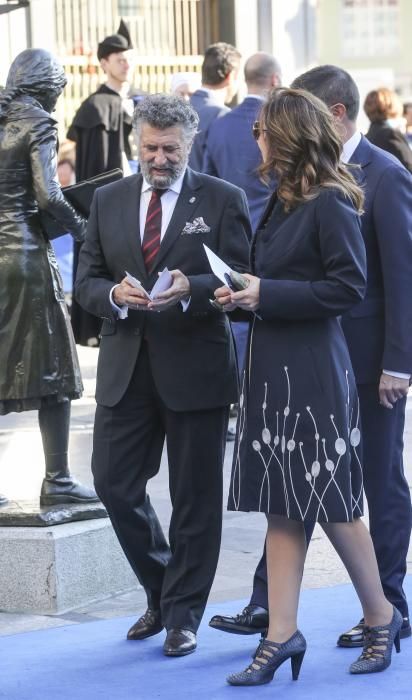 La alfombra azul de los premios "Princesa de Asturias" 2016"