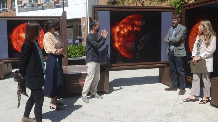 La exposición “Otros mundos” introduce a Vilagarcía en las entrañas del sistema solar