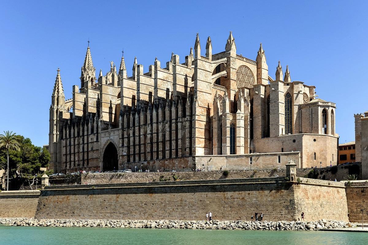 Panorámica de la catedral de Palma