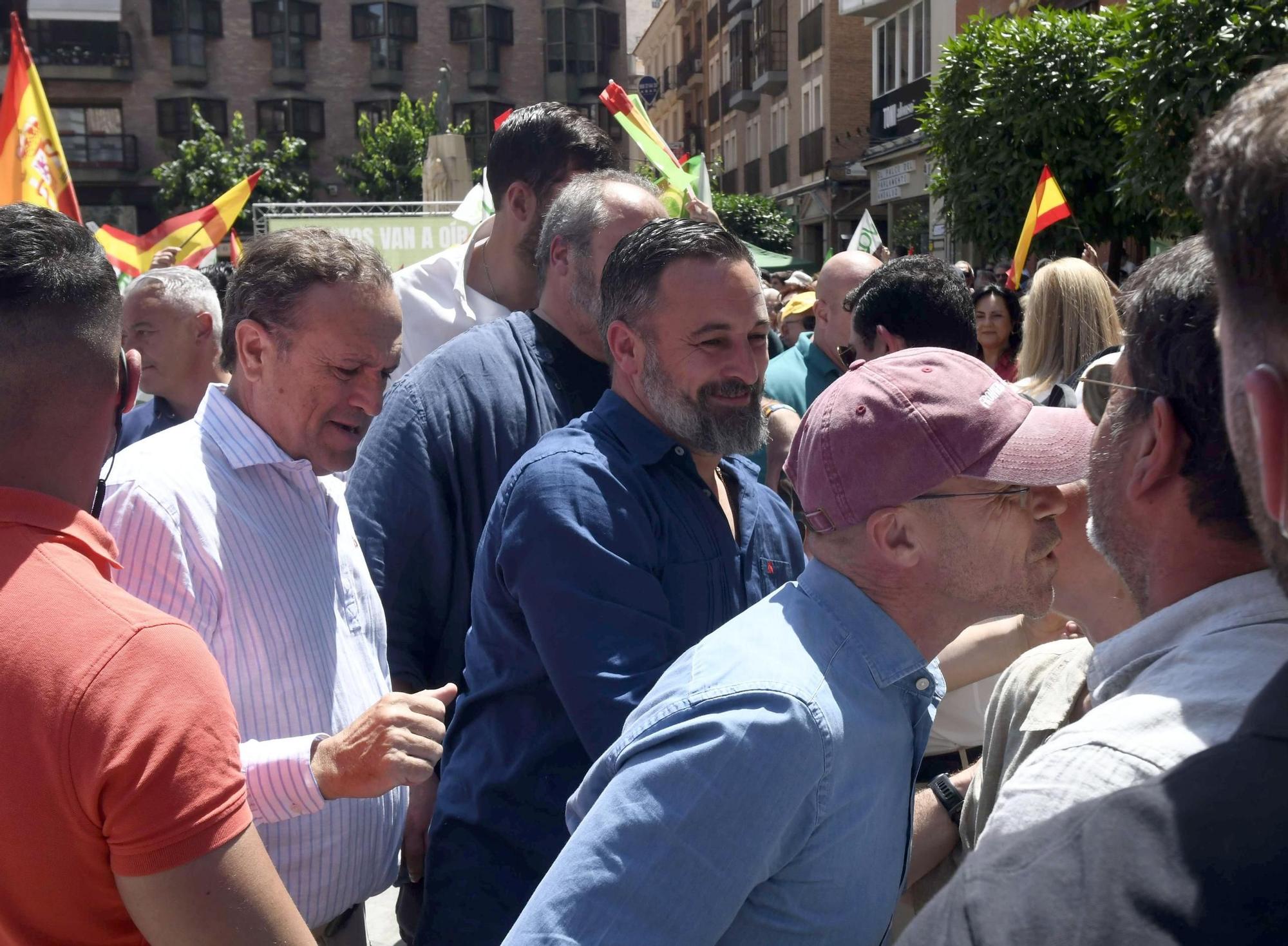 Acto de Santiago Abascal y Jorge Buxadé en Murcia