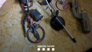 Els arqueofurtius utilitzen detectors de metalls.