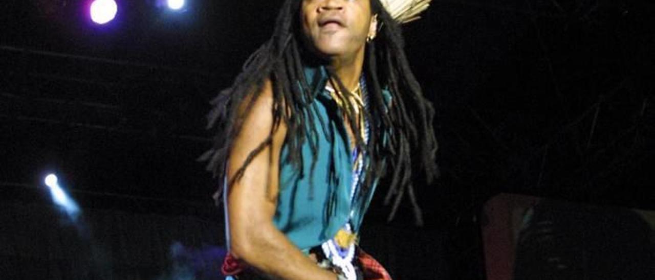 Carlinhos Brown en Felanitx, año 2005.