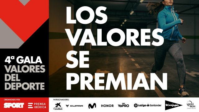 Diario SPORT celebra la IV GALA VALORES DEL DEPORTE