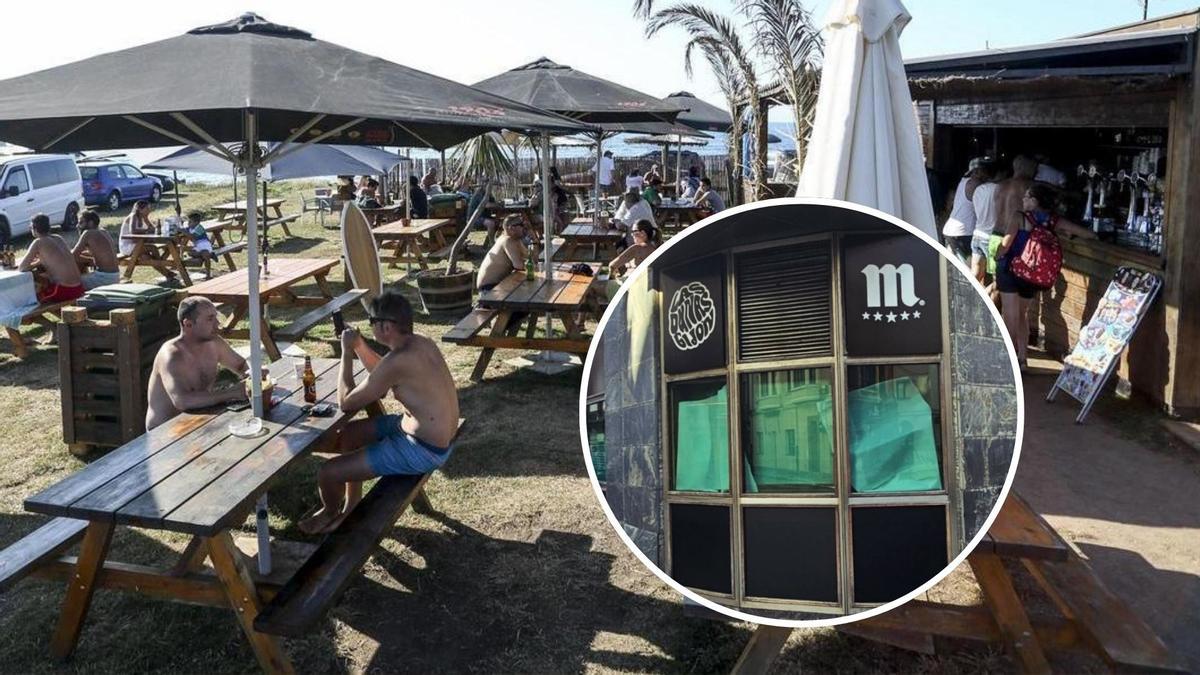 Las Dunas de Verdicio, y en el recuadro, su próxima apertura en Gijón