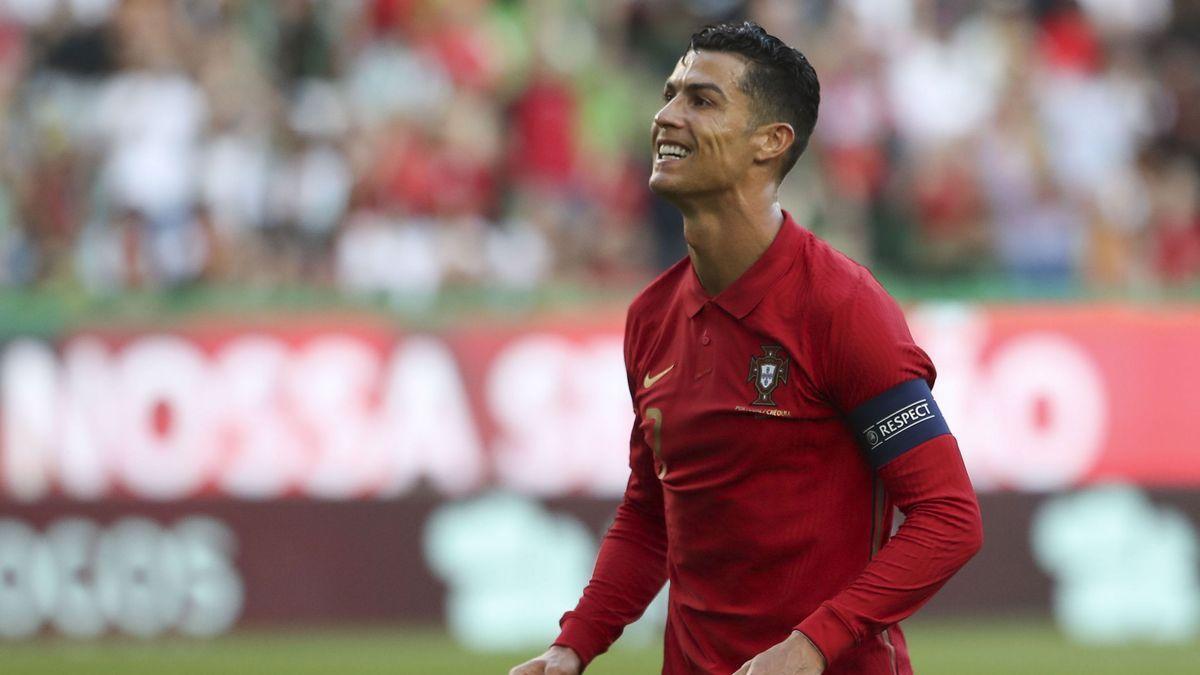 Cristiano Ronaldo, en un partido con la selección de Portugal.