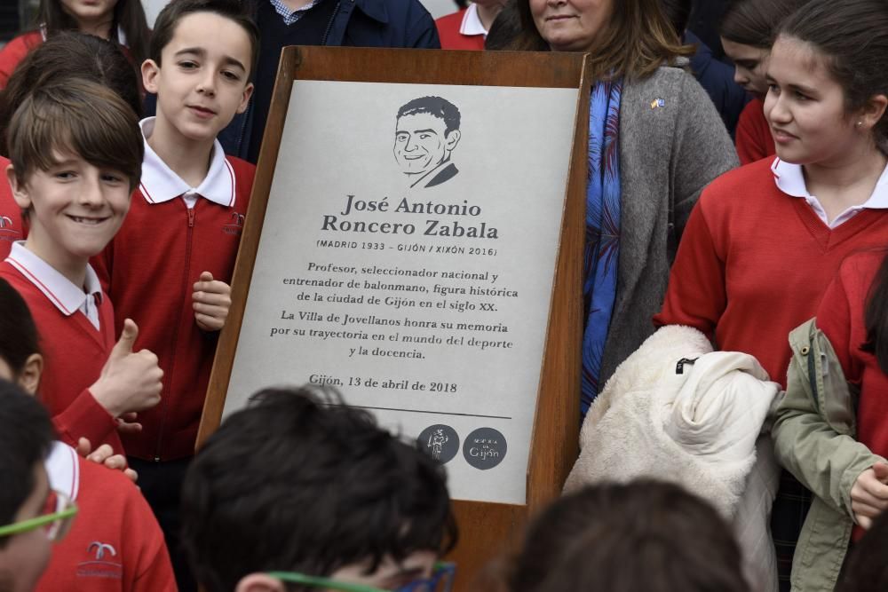 Inauguración del parque José Antonio Roncero en Gijón