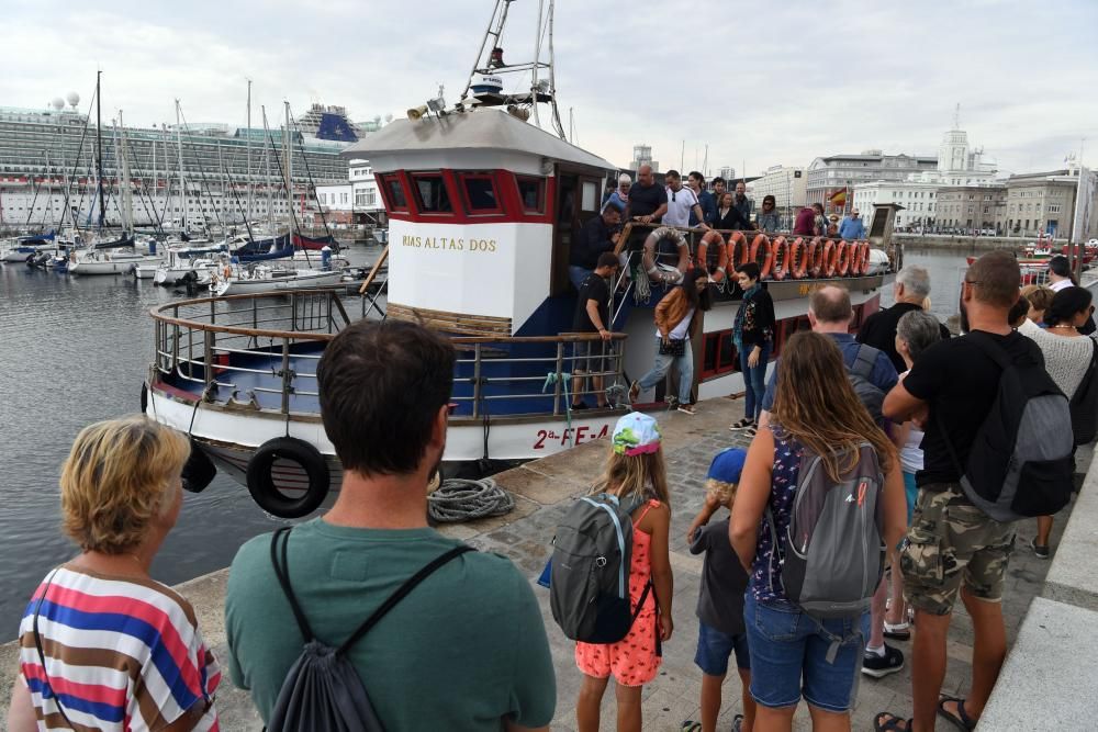 El crucero atracó a las 08.30 procedente de Cherburgo y partió a las 17.00 rumbo a Santander.