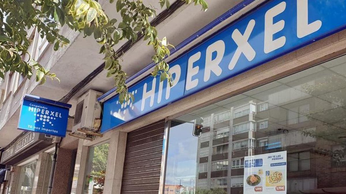 La primera tienda que abrió Hiperxel, en la calle Sanjurjo Badía de Vigo.
