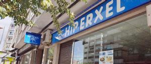 La primera tienda que abrió Hiperxel, en la calle Sanjurjo Badía de Vigo.