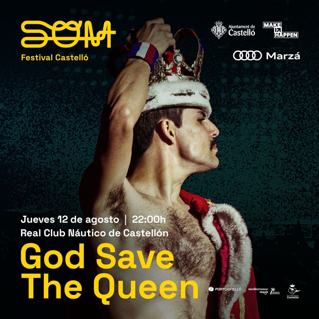Cartel promocional del show de ‘God Save The Queen’.