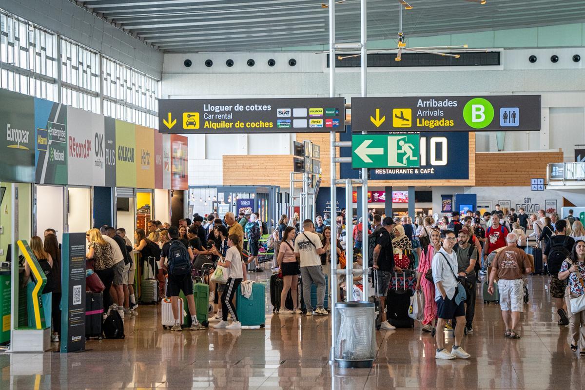 La terminal T2 del aeropuerto de Barcelona-El Prat recibe 20 millones de pasajeros al año.
