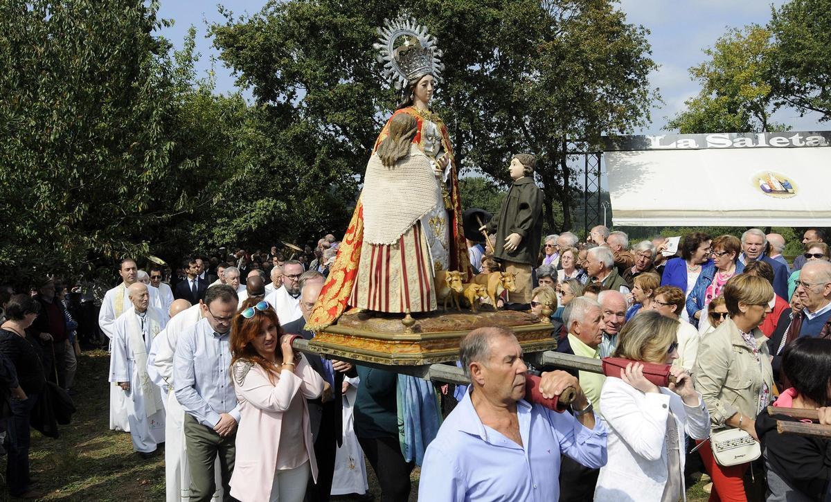 El 19 de septiembre fue festivo varios años en Silleda por la Romaría da Saleta.