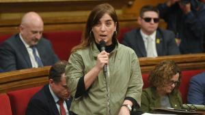 Archivo - La consellera de Universidades e Investigación de la Generalitat, Núria Montserrat, interviene durante una sesión de control al Govern, en el Parlament, a 12 de marzo de 2025, en Barcelona
