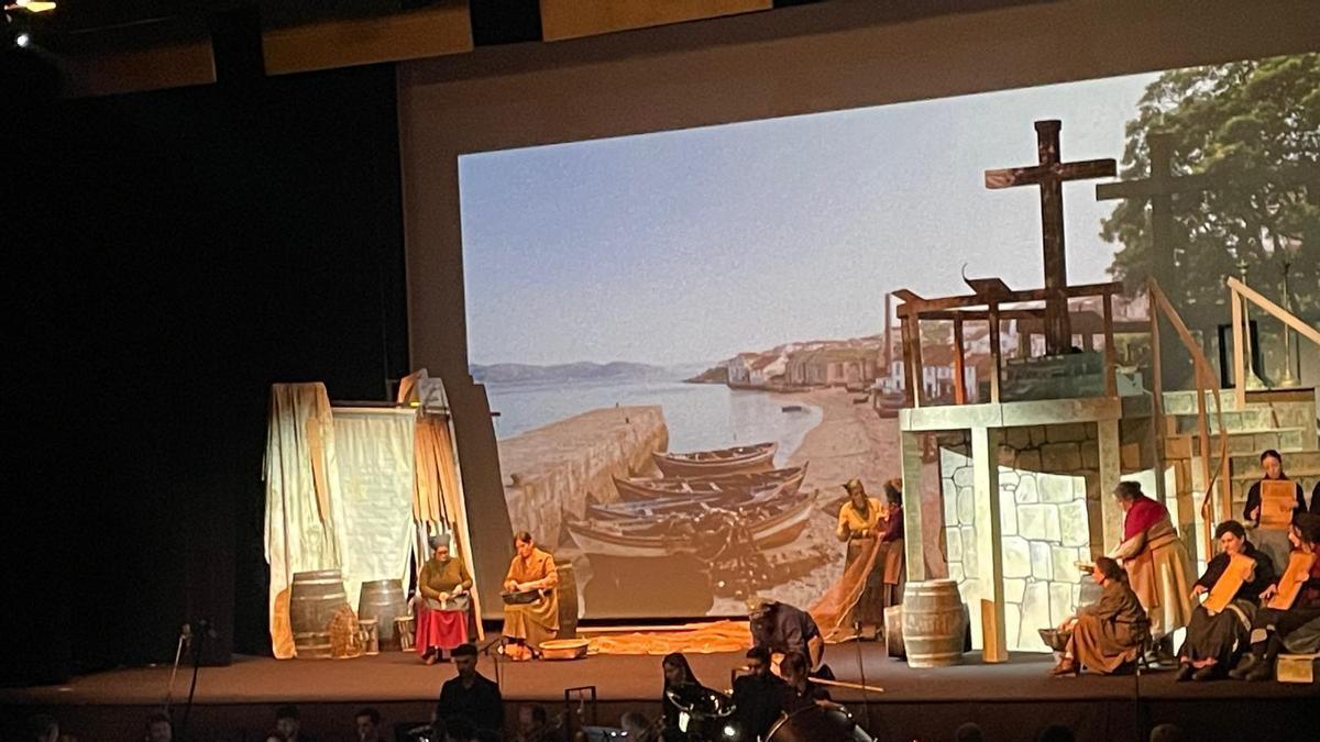Una actividad reciente en el Auditorio Escuela de Música de O Grove.