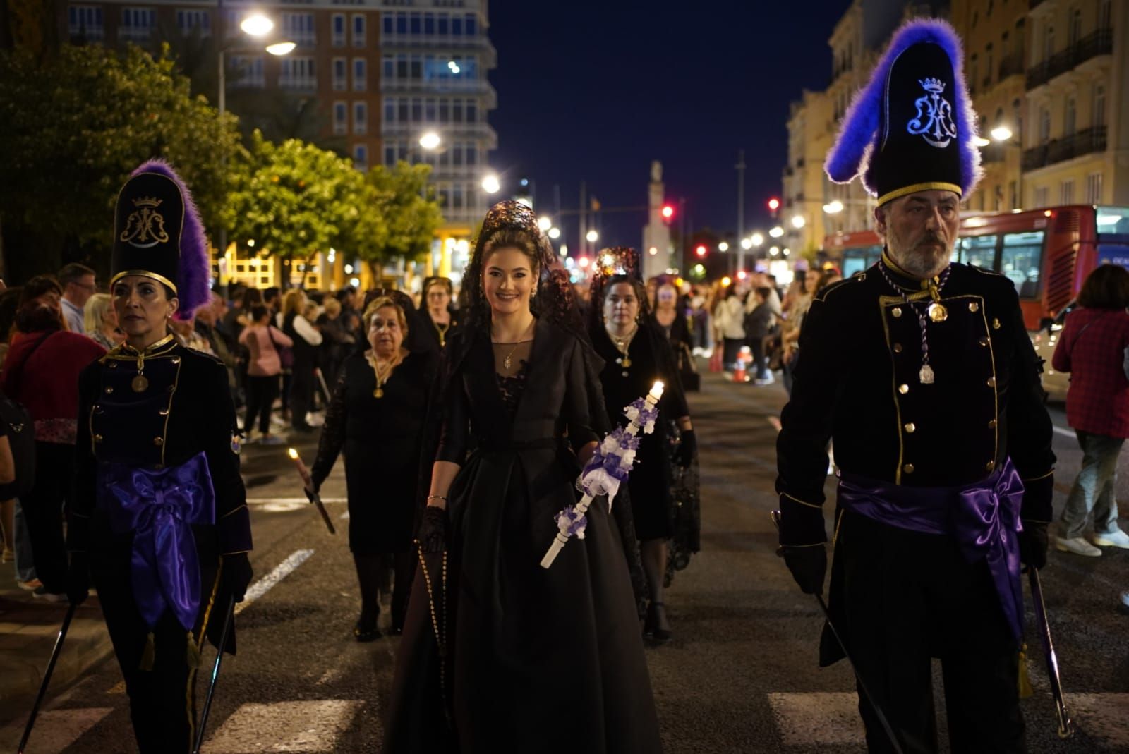 Procesión de la Dolorosa del Grao en la Semana Santa Marinera de València