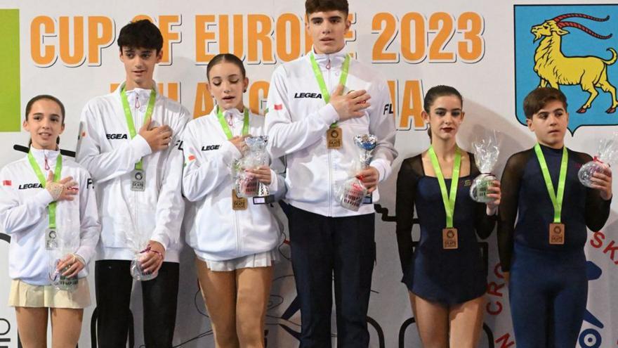 Casadellà completa l’èxit altempordanès a la Copa d&#039;Europa de patinatge amb un bronze