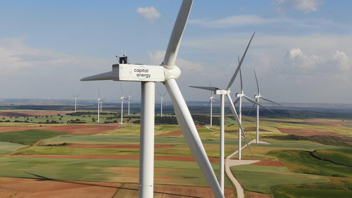 Parque eólico de Capital Energy en la península ibérica, donde la empresa cuenta con una amplia presencia.