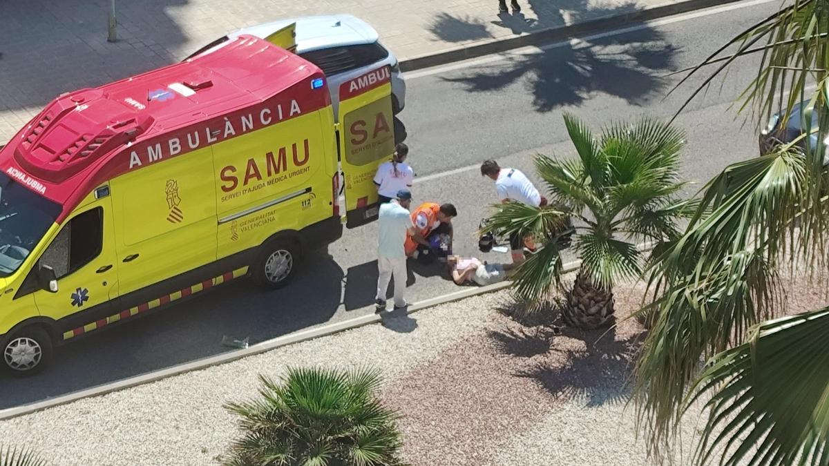 Herida una mujer de 74 años al ser atropellada en Playa de San Juan