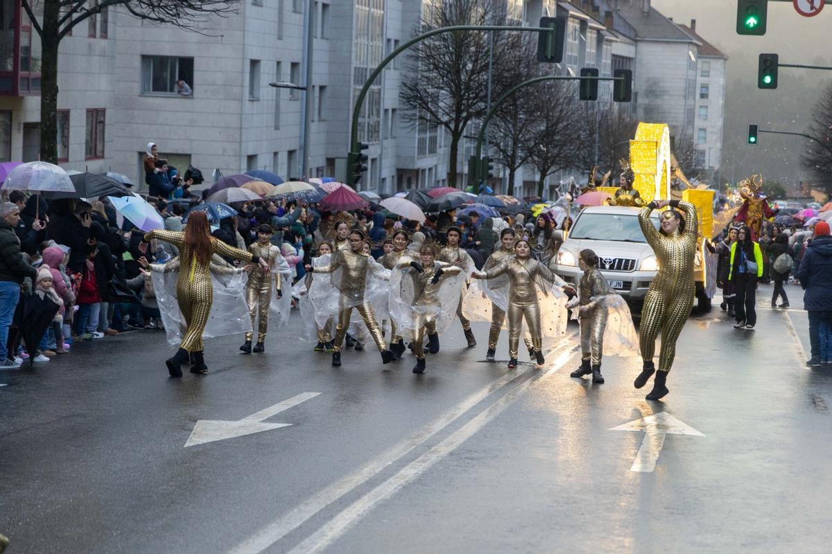 Los Reyes Magos recorren las calles de Santiago