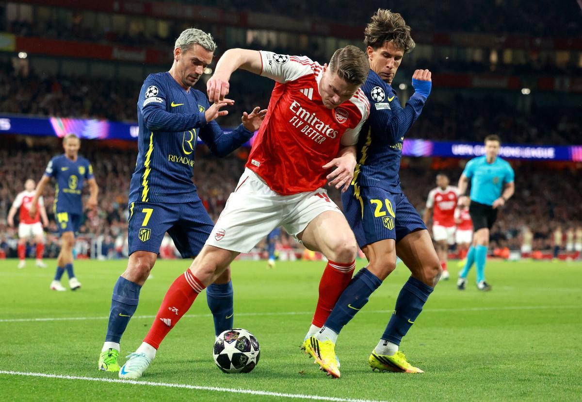 Champions League, semifinales: Arsenal - Atlético de Madrid, en imágenes.