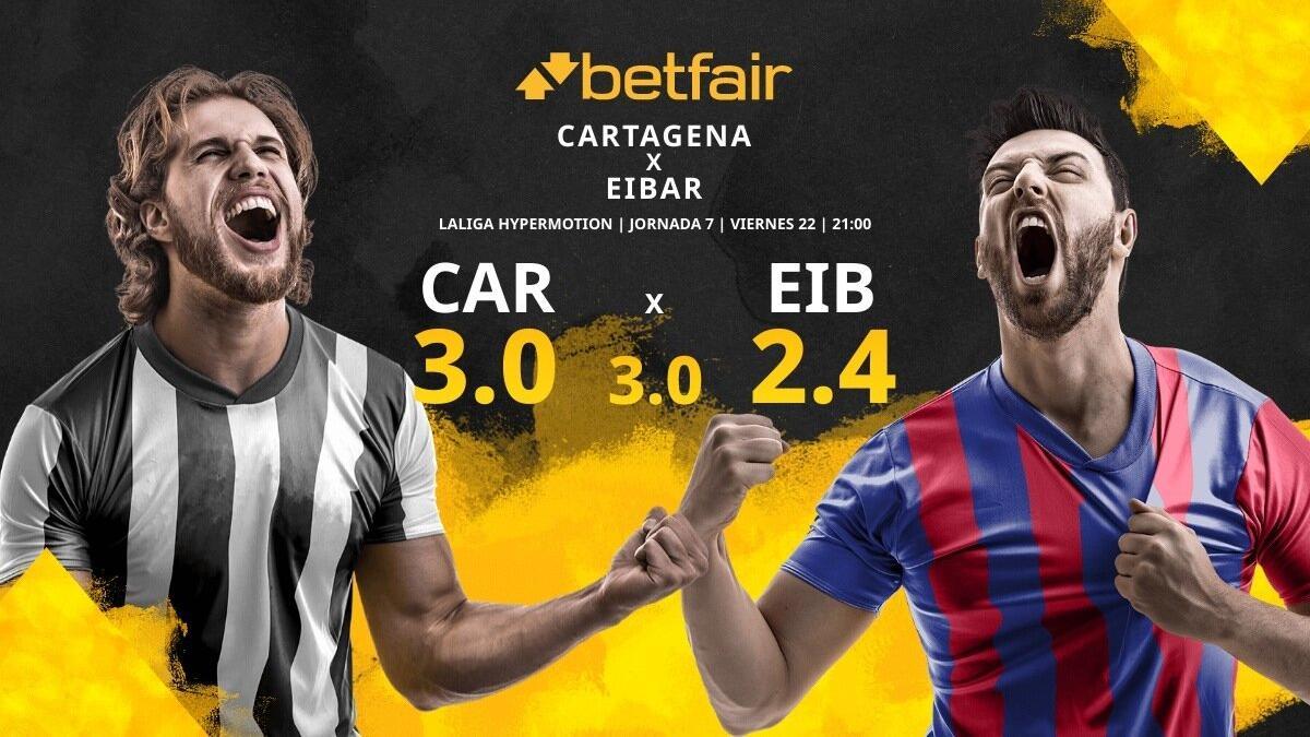 FC Cartagena vs. SD Eibar: horario, TV, estadísticas, clasificación y pronósticos