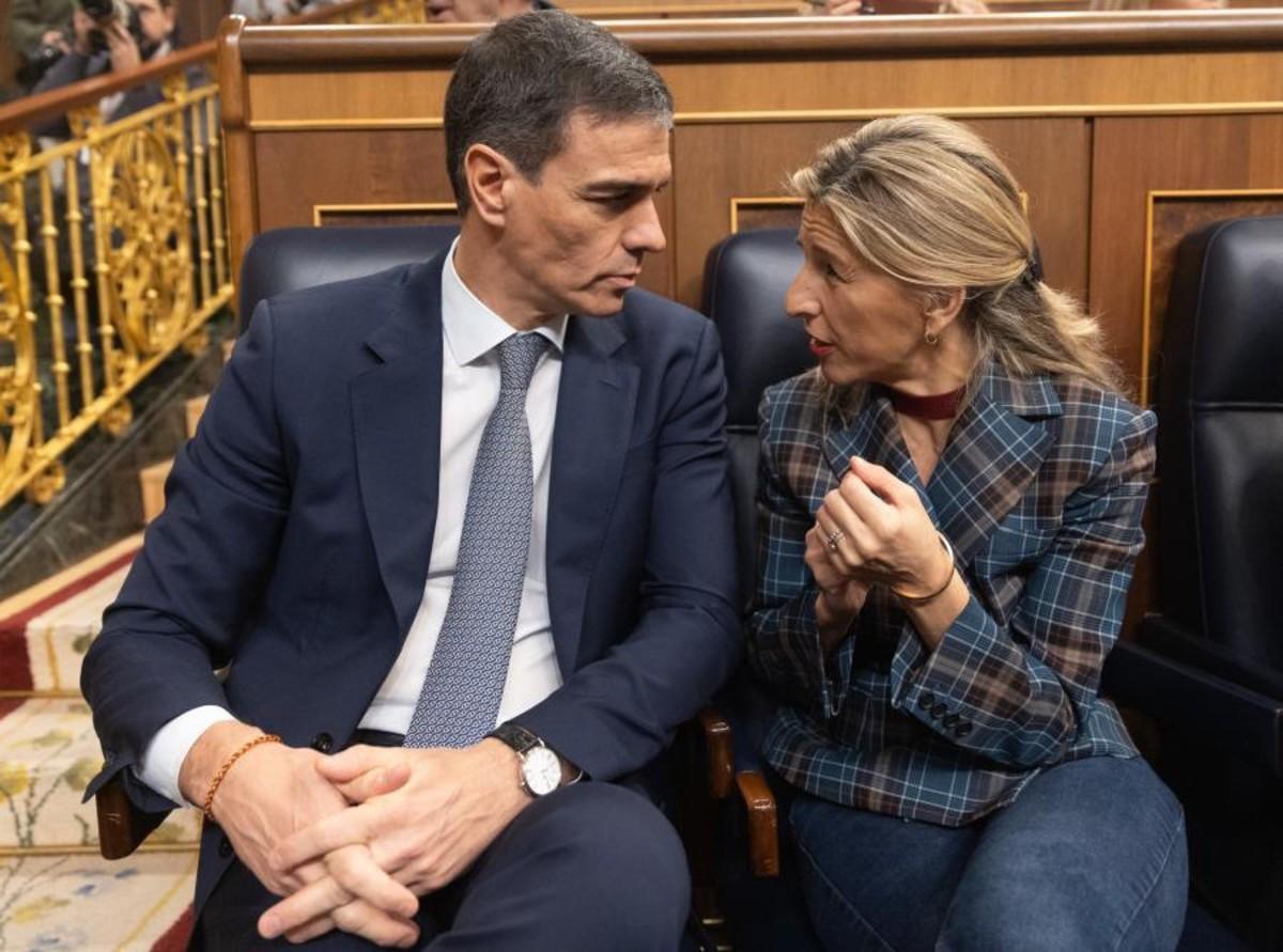 Pedro Sánchez y Yolanda Díaz
