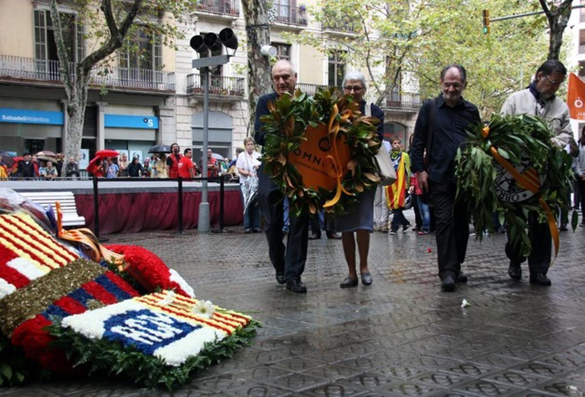 La presidenta d’Òmnium Cultural, Muriel Casals, ha reclamat als partits polítics que recolzin clarament la voluntat del poble.