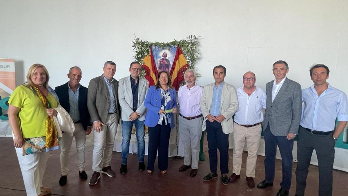 Crespo y Nieto en la celebración en honor a San Isidro Labrador de Asaja Córdoba.