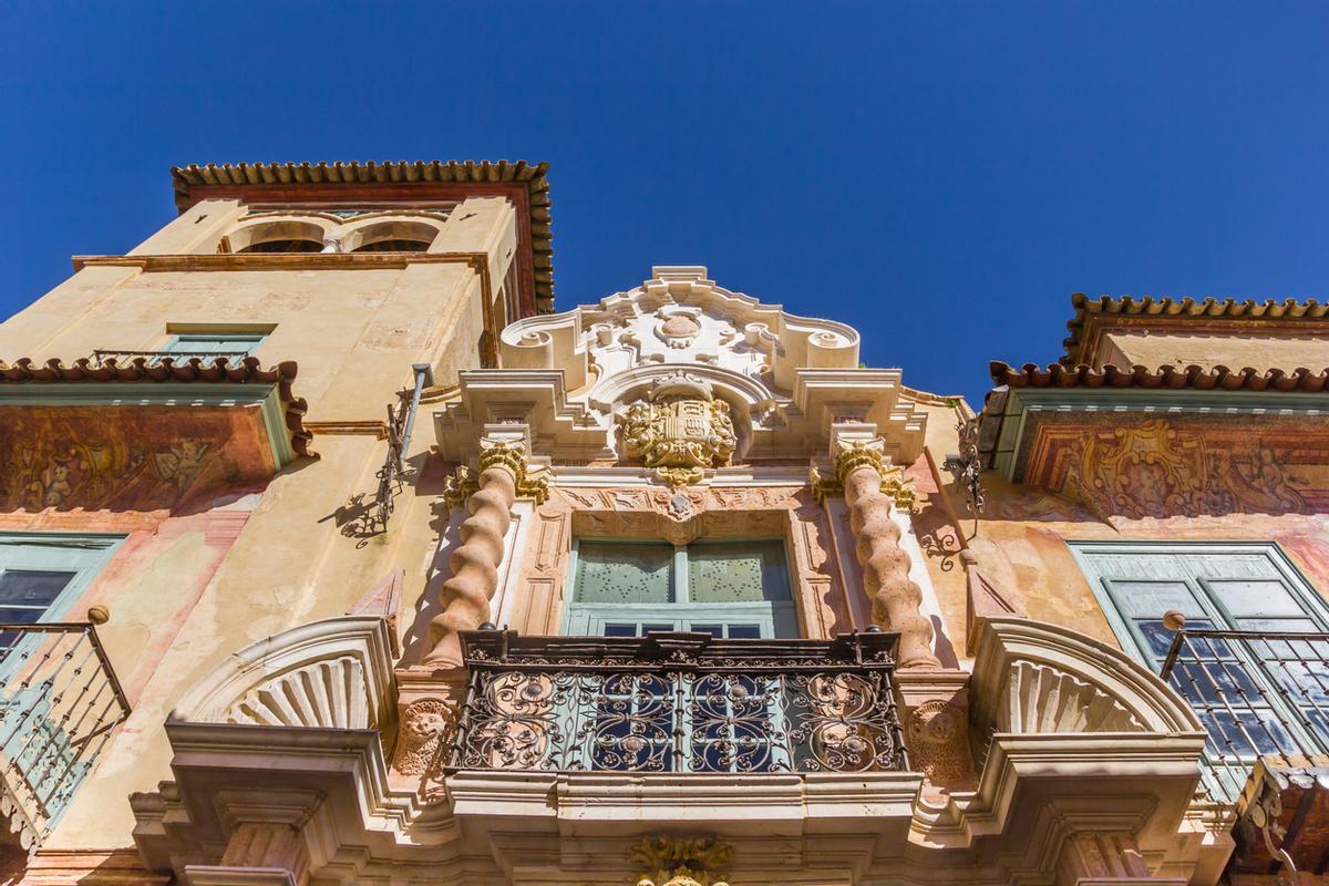 Fachada del histórico Palacio de Penaflor en Écija