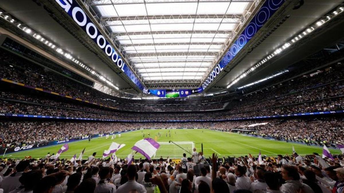 Así ha sido la transformación del estadio Santiago Bernabéu en campo de la NFL
