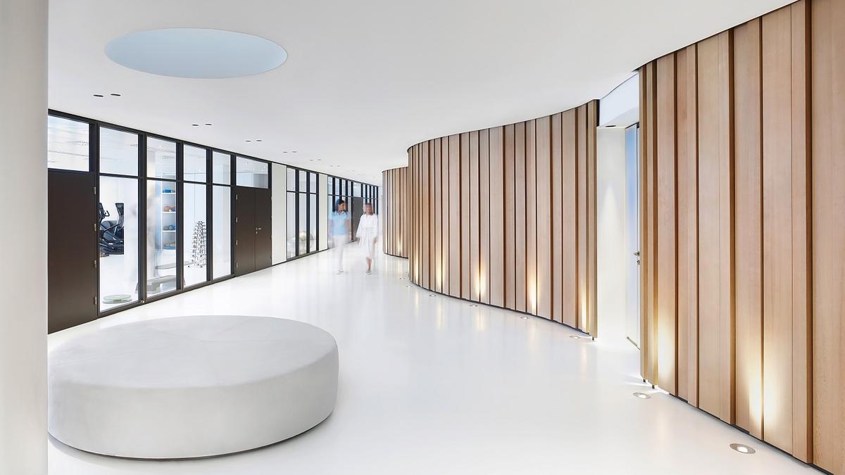 El interior de una clínica Lanserhof, en una imagen facilitada por el propio grupo, que abrirá en 2026 un centro en Casares (Málaga).