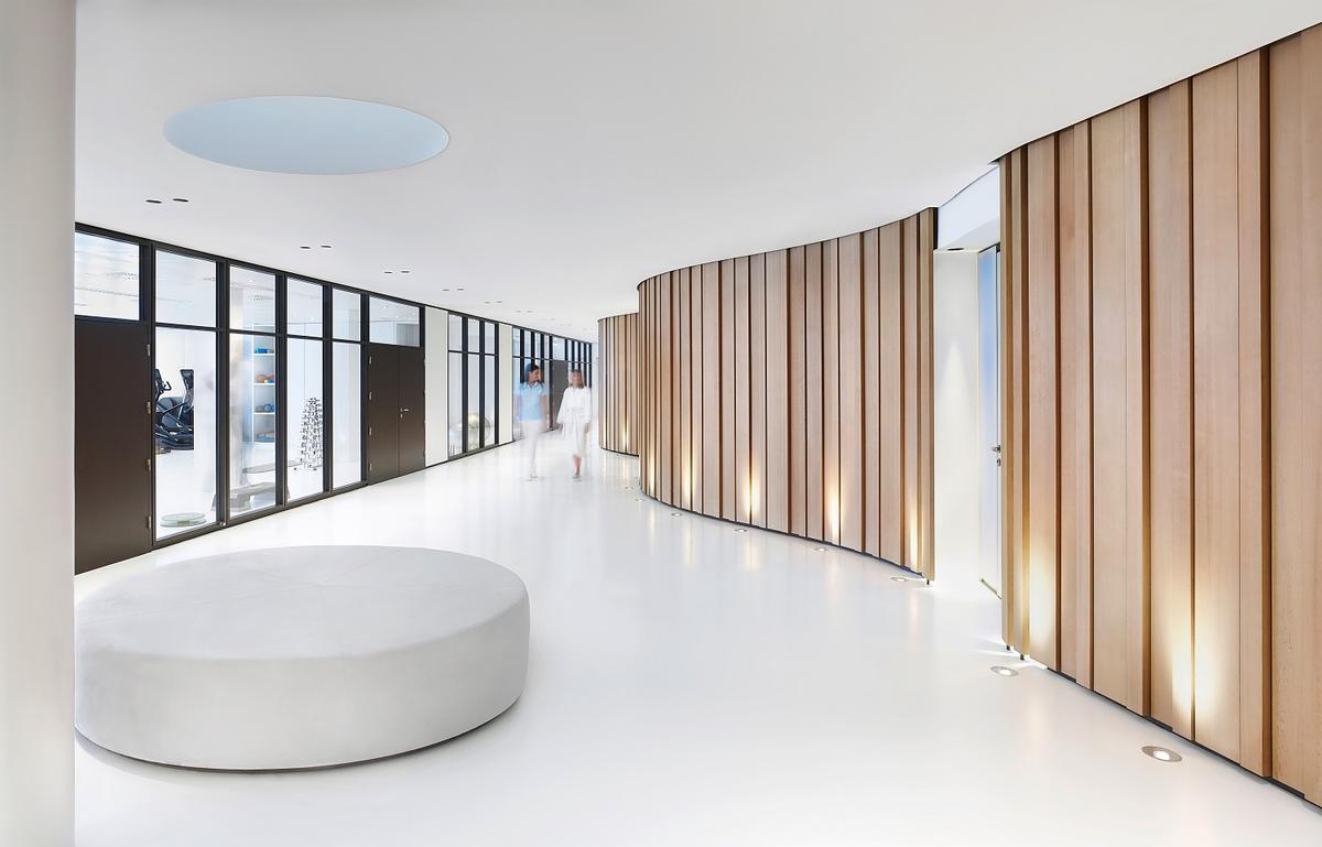 El interior de una clínica Lanserhof, en una imagen facilitada por el propio grupo, que abrirá en 2026 un centro en Casares (Málaga).