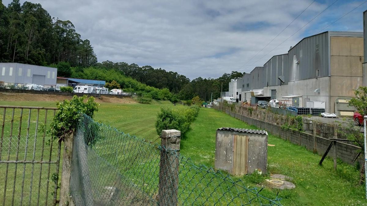 Una vista del polígono industrial de Castiñeiras, en Bueu, donde estaba situada la sede de Astixano.