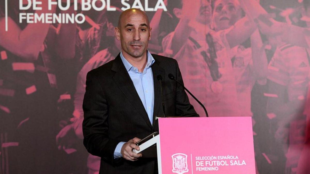 Rubiales, en un evento de la RFEF