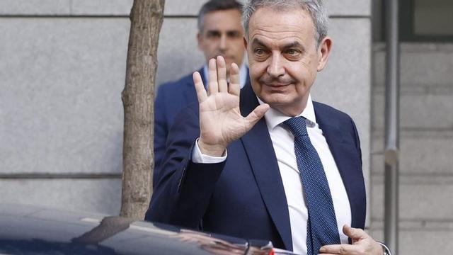 L’expresident José Luis Rodríguez Zapatero, arribant a l’Audiència Nacional el 17 de juny. | J. J.GUILLEN / EFE