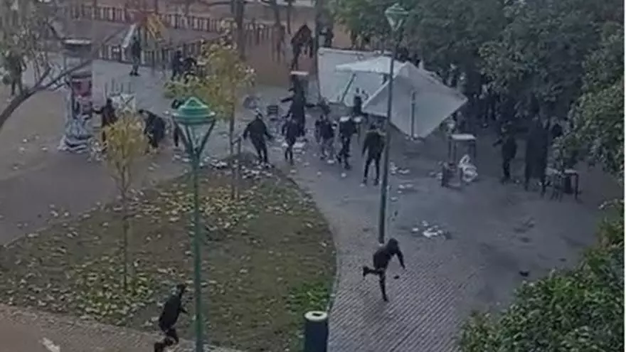 Batalla campal entre ultras del Córdoba CF y del Almería