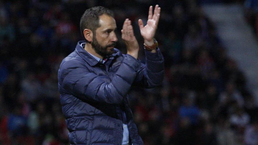 Pablo Machín va aterrar a Montilivi el març de 2014