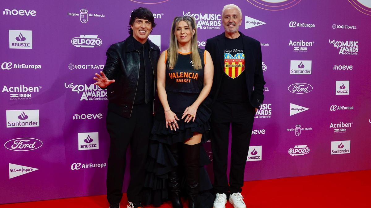 La alfombra roja de los 40 Music Awards en el Roig Arena de Valencia