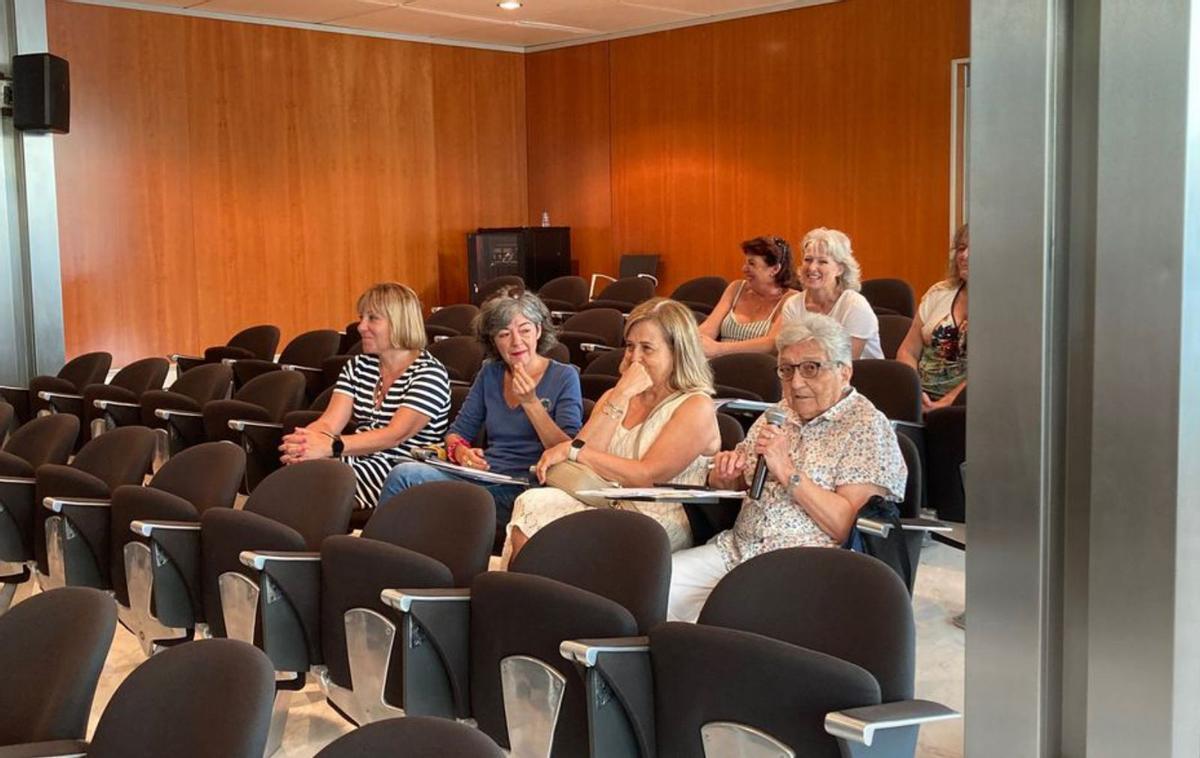 A la derecha, Carmen Tur ayer en el Consell. | I.V.